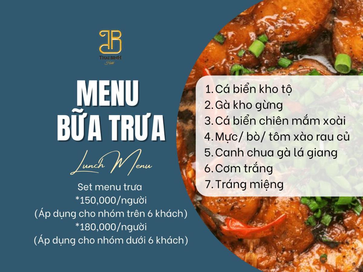 Khach San Thai Binh Chi Khu Co Ong Exterior photo